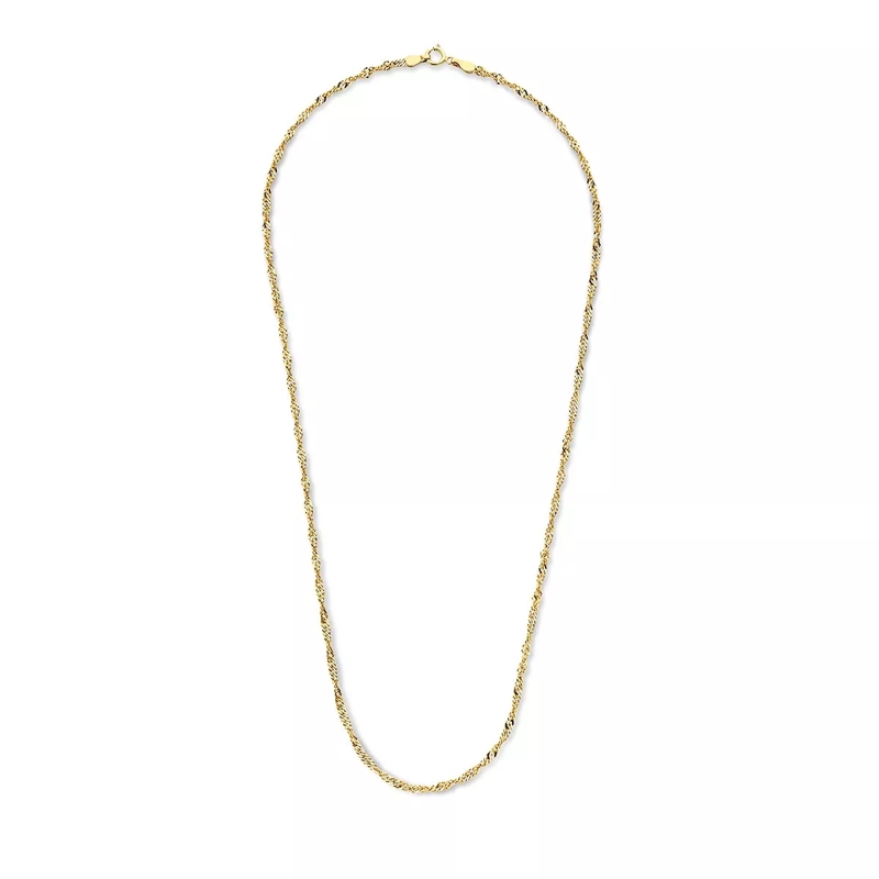 Isabel Bernard Medium Halsketting Rivoli Lilou 14 karat necklace with twist Gold
