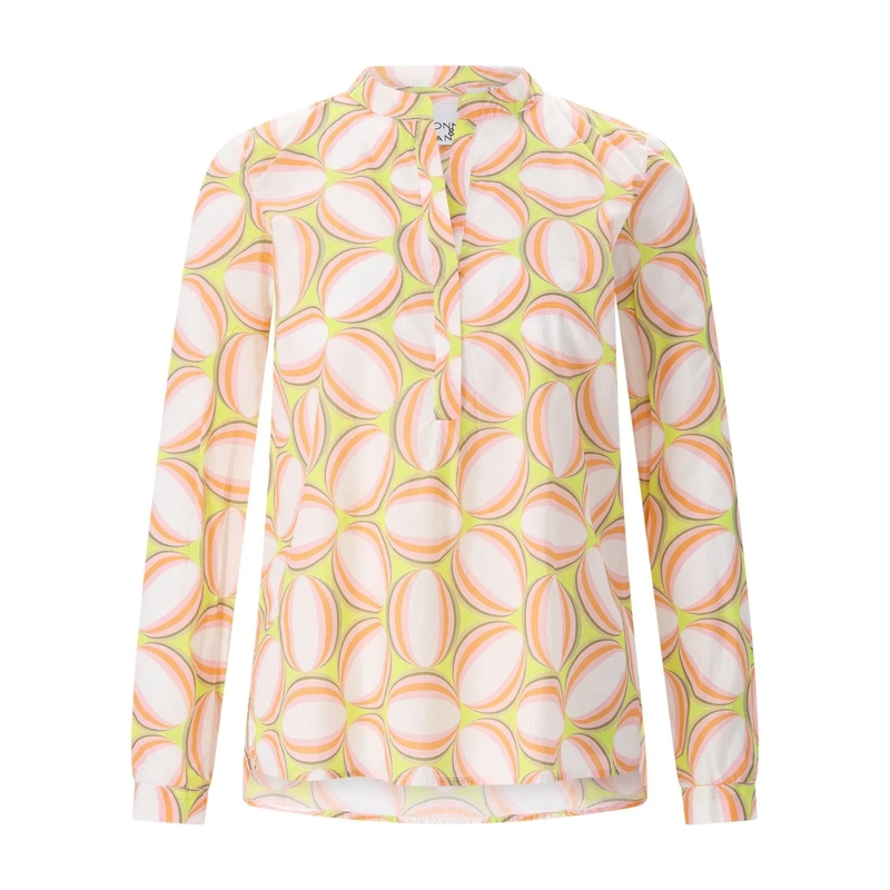 Emily can den Bergh Bluse Bluse aus Baumwolle mehrfarbig