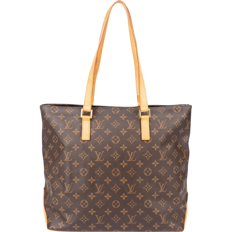 Louis Vuitton Tote Louis Vuitton Canvas Monogram Cabas Mezzo Shoulder braun