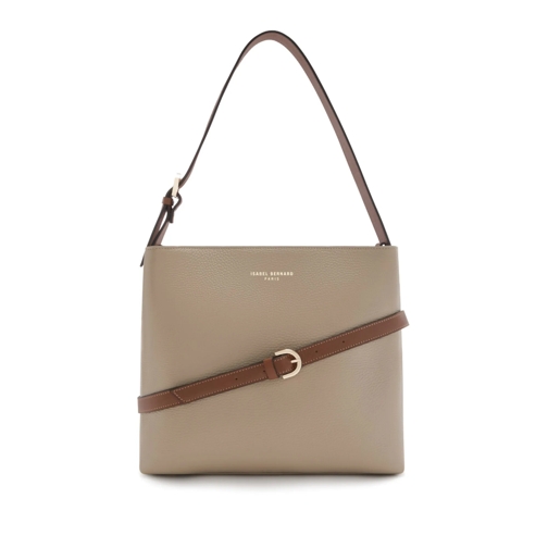 Isabel Bernard Crossbody Bag Isabel Bernard Honoré damen Schultertasche Taupe I Taupe