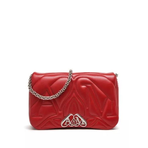 Alexander McQueen The Red The Seal Bag Red Schultertasche