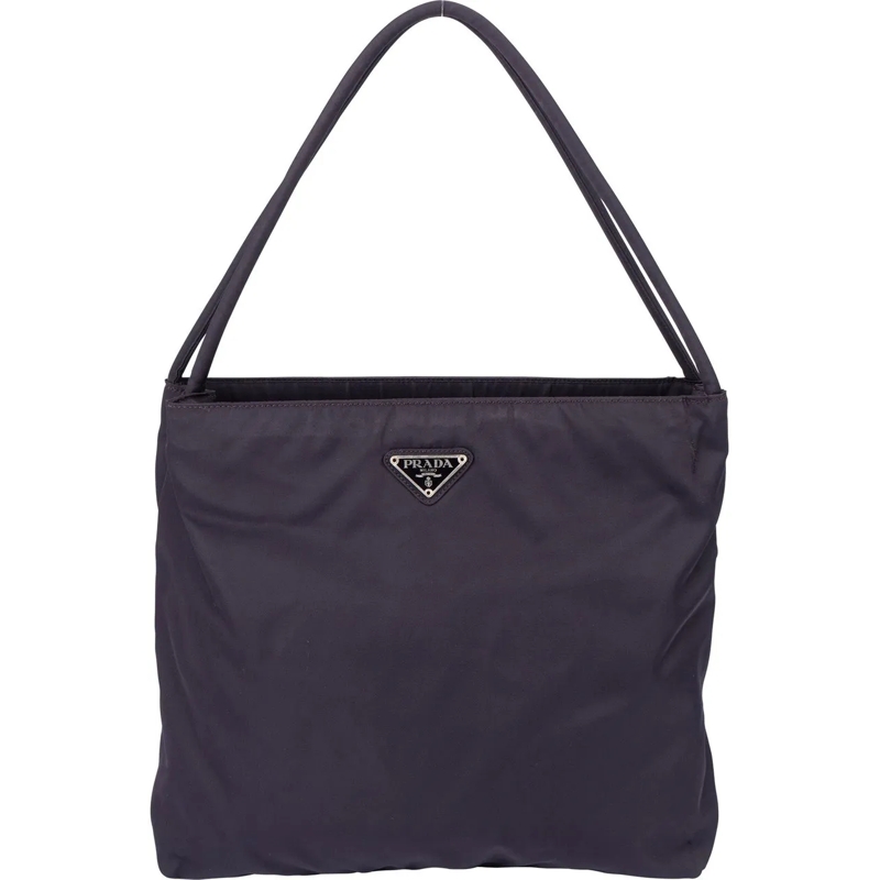 Prada Schultertasche Prada Nylon Triangle Handbag lila