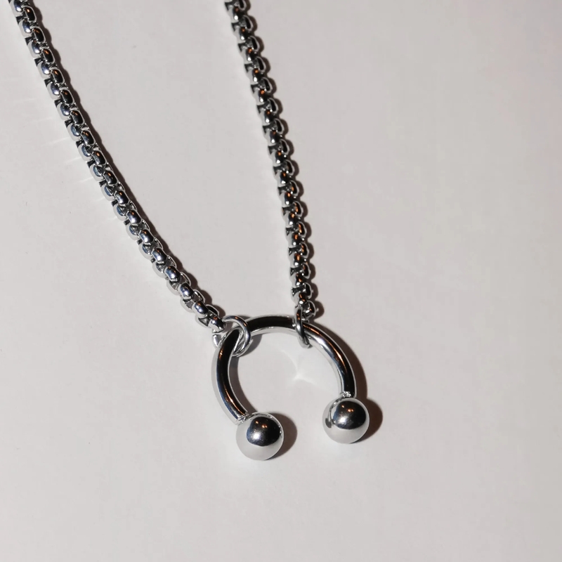 Liebeskind Berlin Mittellange Halskette Edelstahl Urban Chic silber(Image 5)