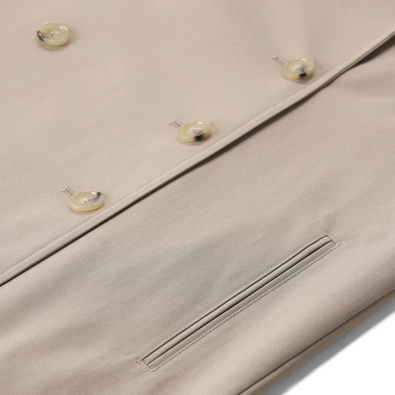 TOTEME Wintermantel Trenchcoat aus Baumwollmix beige(Image 4)