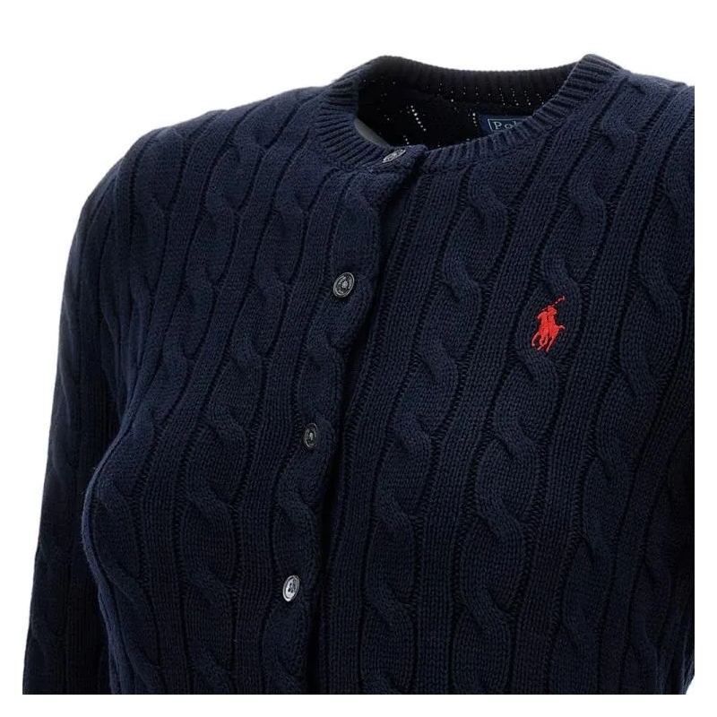 Polo Ralph Lauren Strickjacke Long Sleeve Cardigan Neutrals(Image 3)