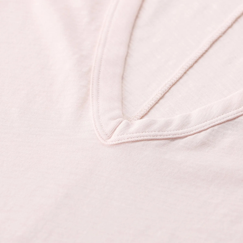 Rag & Bone T-Shirt T-Shirt The Slub Vee pink(Image 3)