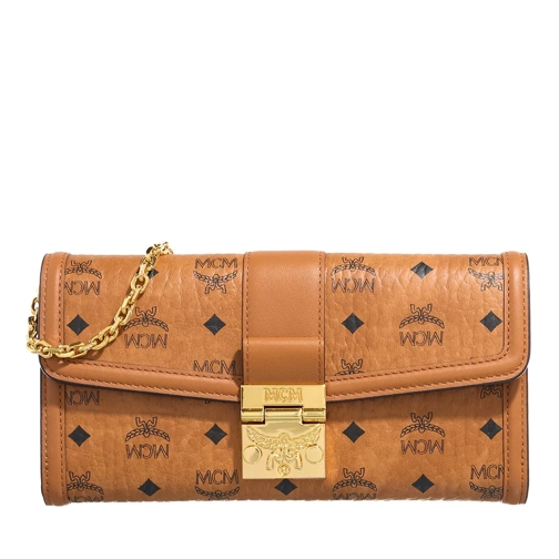 MCM Mini Bag Tracy Vi Wallet On Chain Lrg Co Cognac