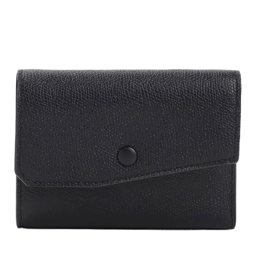 Valextra Geldbörse 6 Pockets Wallet Black