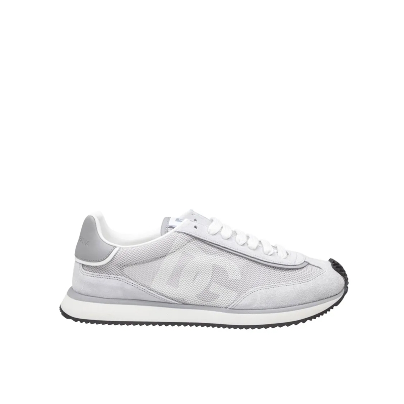 Dolce&Gabbana Lage-top sneaker Sneaker Cushion In Mixed Materials Color Grey/Whit White
