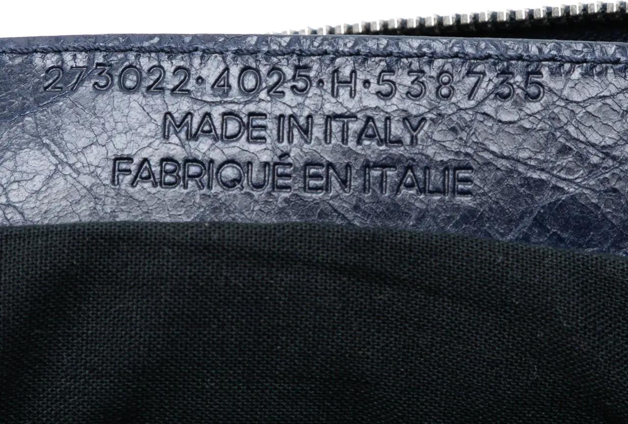 Thumbnail - Balenciaga Clutches - Lambskin Motocross Classic Clip M Clutch - Gr. unisize - in Blau - für Damen