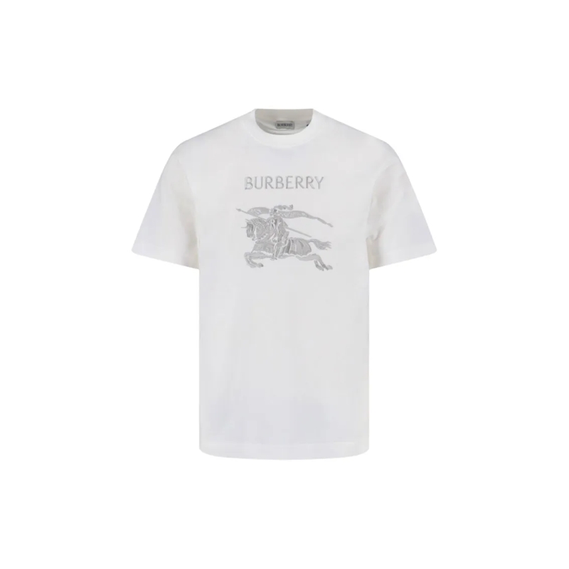 Burberry T-shirt "Ekd" T-Shirt In White Cotton White