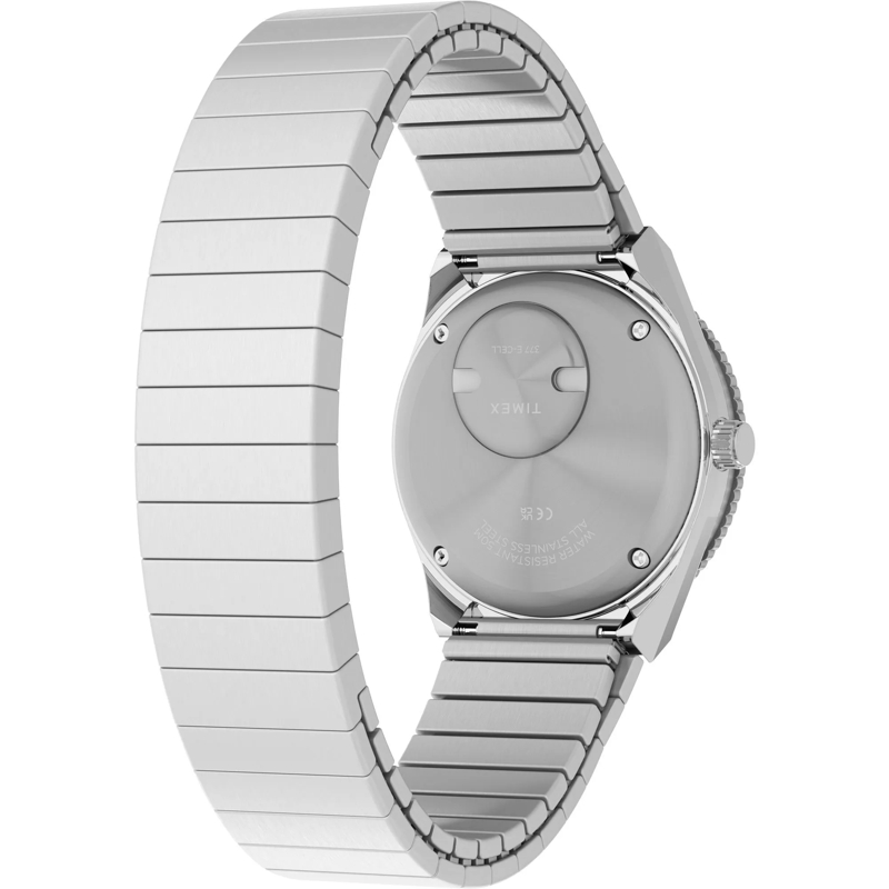 Timex Quarzuhr Quarz-Analoguhr Q Timex Mini silber(Image 5)