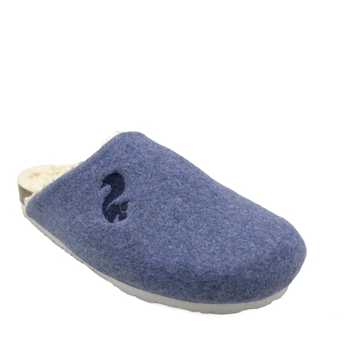 thies thies 1856 ® Organic Bio Clog vegan marino (W/X) blau Mule