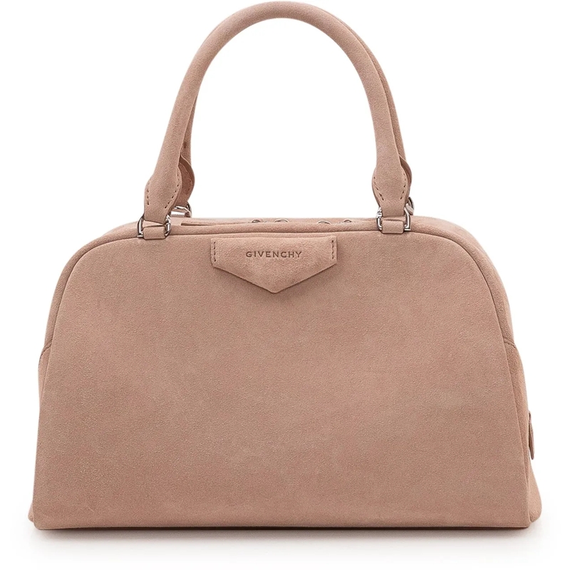Givenchy Tote Borsa Antigona East Medium in Pelle Scamosciata rose