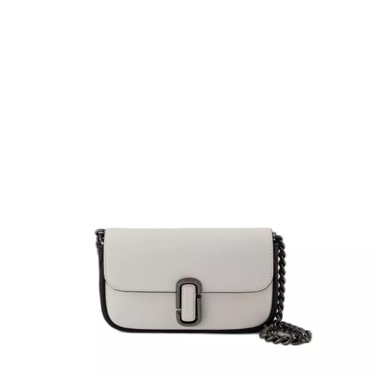 The Mini Hobo Bag Leather White White Hobo Bag