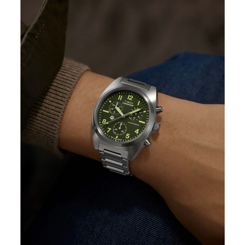 Timex Quarzuhr Quarz-Analoguhr Expedition® Capstone Chronograph grün(Image 6)