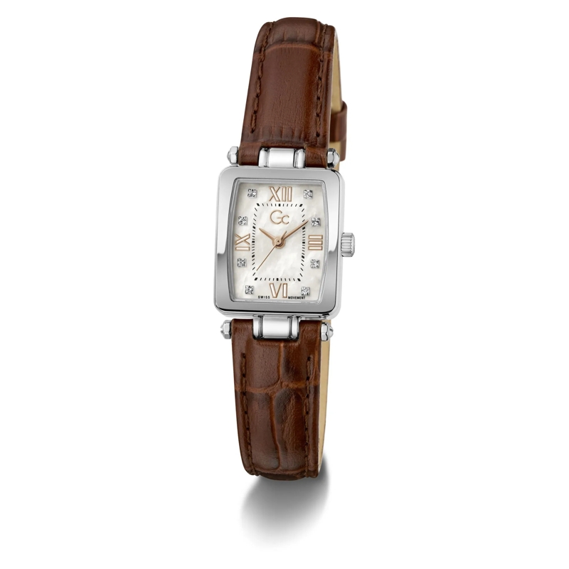 GC Quarzuhr Quarz-Analoguhr Gc Plaza Mini braun(Image 5)