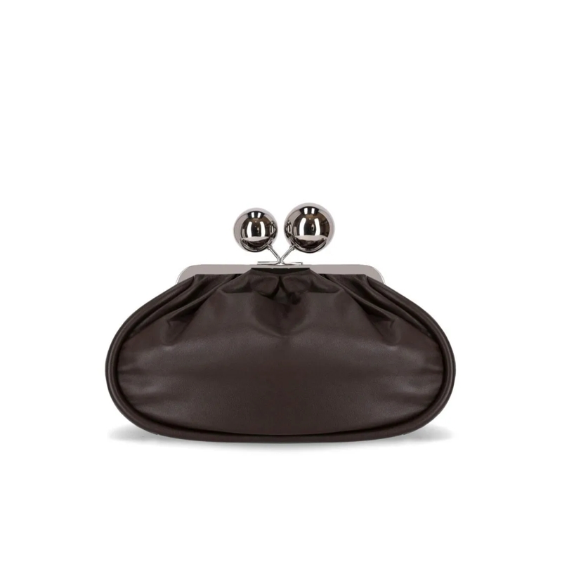 Max Mara Clutch Pasticcino Milvanew Medium Dark Brown Clutch Brown(Image 2)