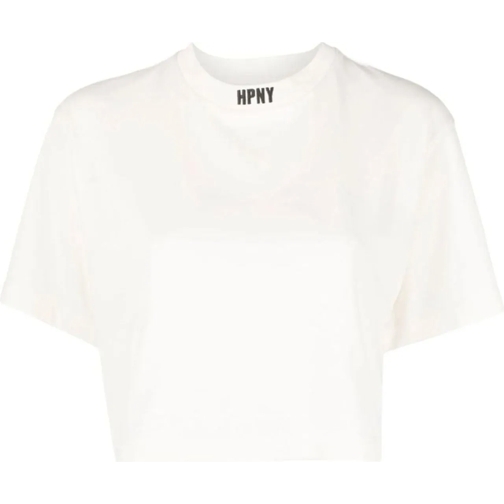 Heron Preston T-shirts Hpny Logo Cropped T-shirt weiß