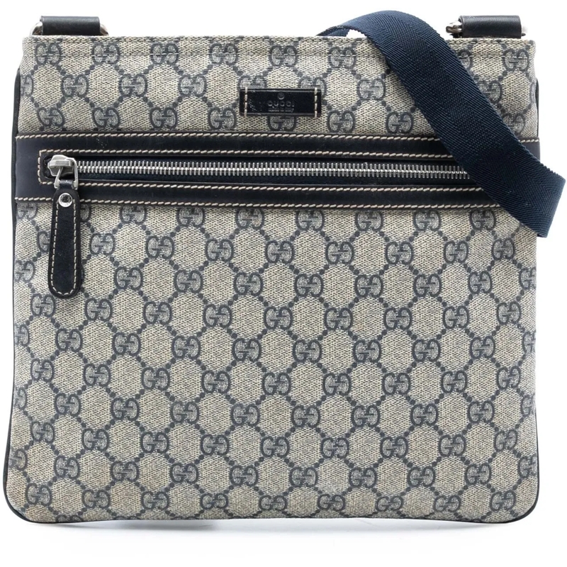 Gucci Schultertasche GG Supreme Crossbody braun