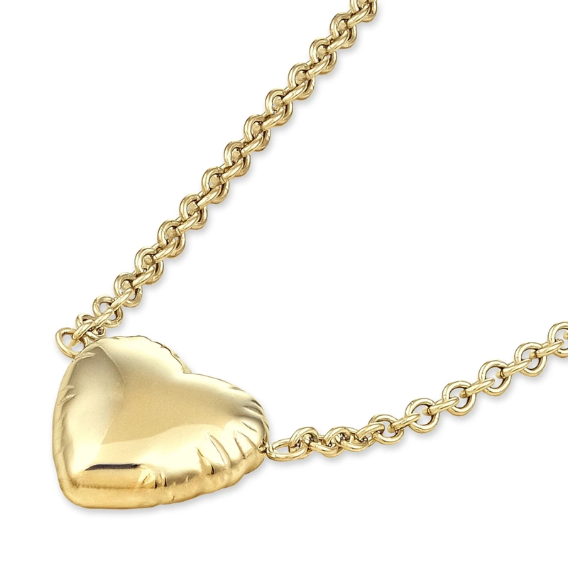 Copenhagen Mittellange Halskette Edelstahl Balloon Hearts gold(Image 3)