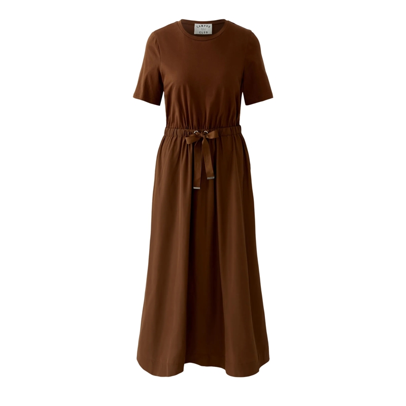 Oui Maxikleid Maxikleid khaki