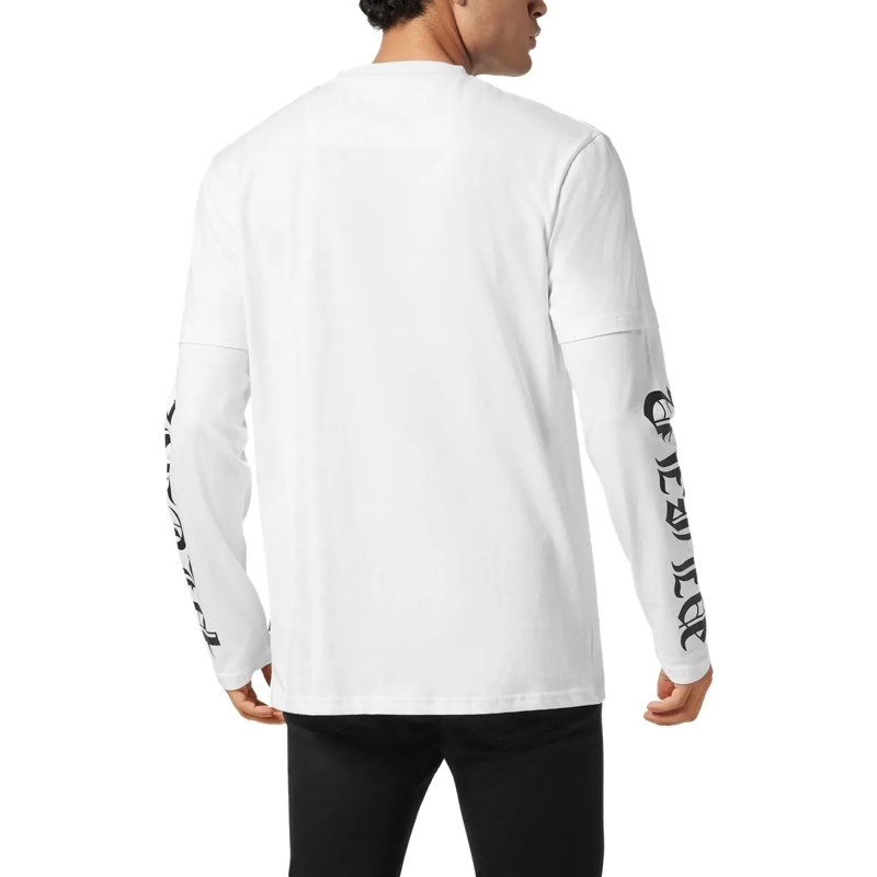 Philipp Plein T-Shirt T-Shirt Rundhalsausschnitt Ls weiss(Image 2)