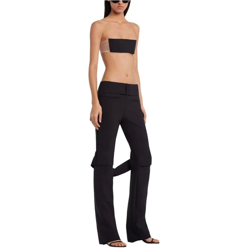 Courrèges Top Top Black schwarz