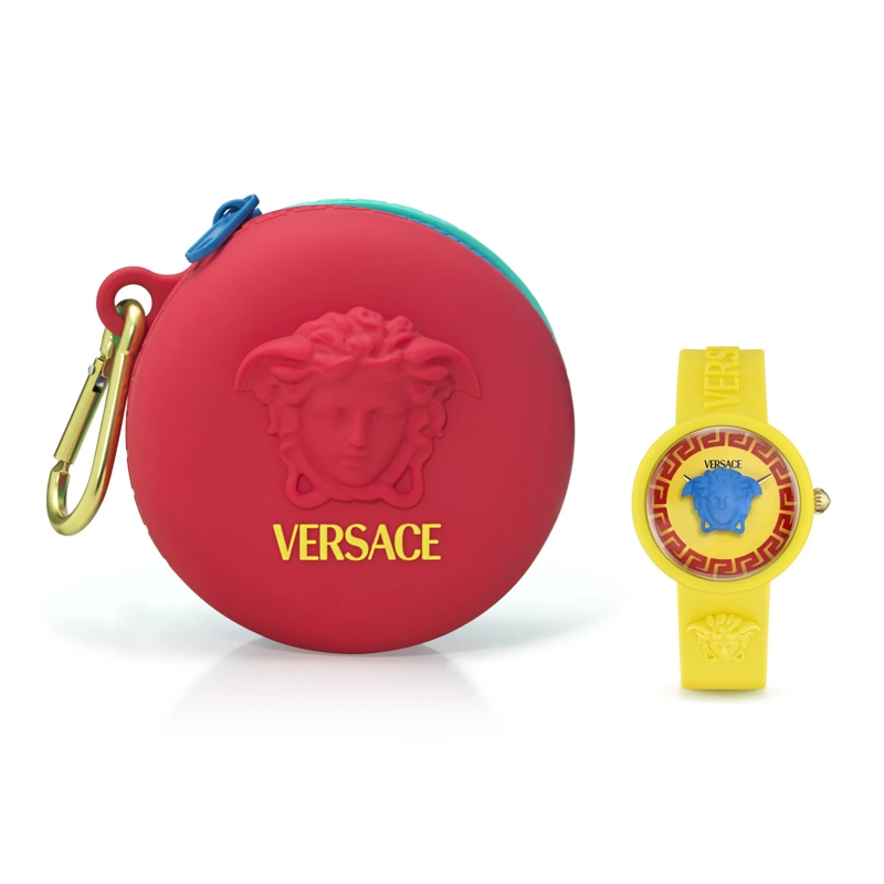 Versace Quarzuhr Quarz-Analoguhr Medusa Pop Kids gelb(Image 4)