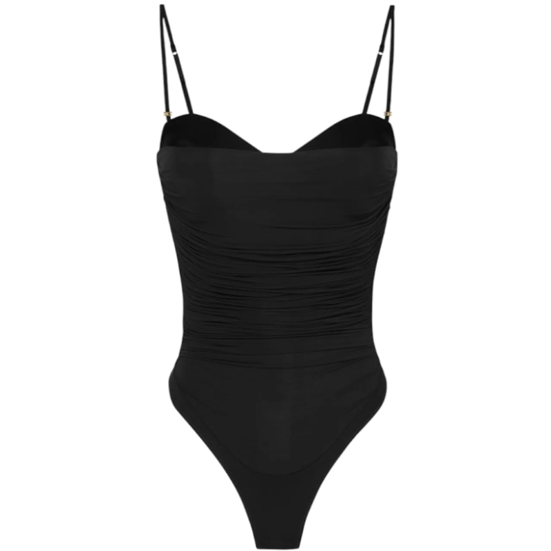 Elisabetta Franchi T-shirt Top Black schwarz