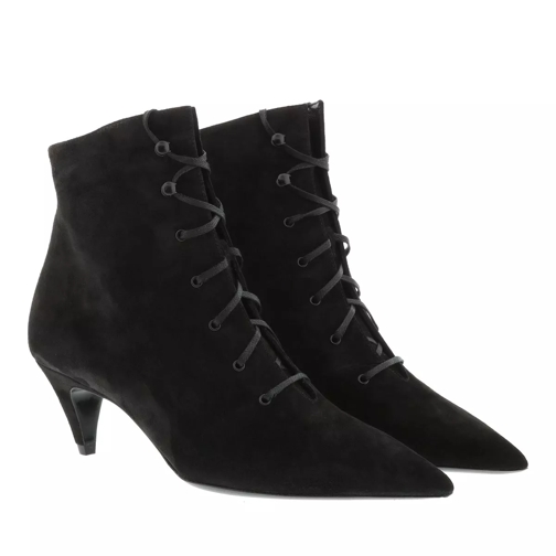 Saint Laurent Susan Boots Leather Black Stiefelette