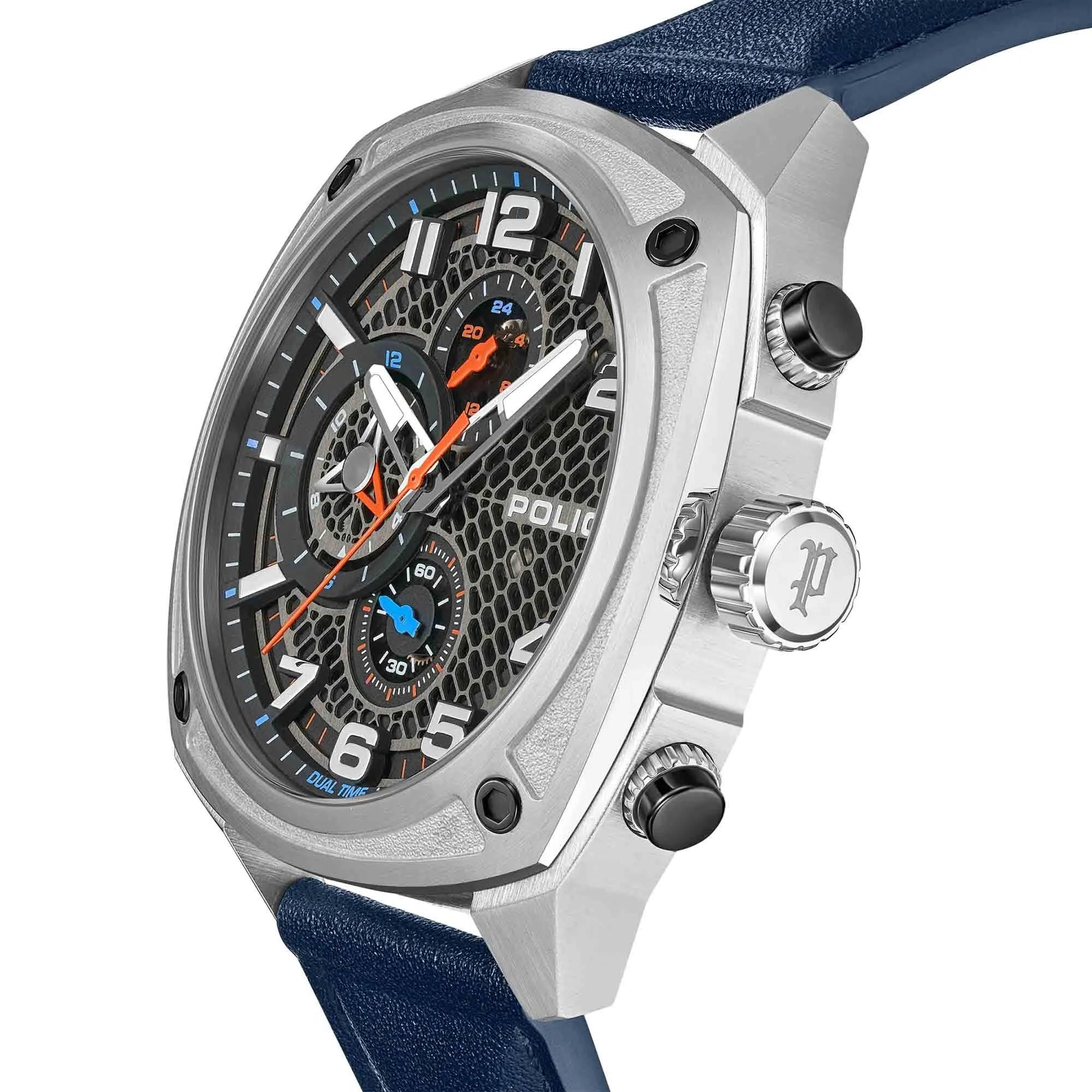 Thumbnail - Police Uhren - Quarzuhr Portland - Gr. unisize - in Blau - für Damen