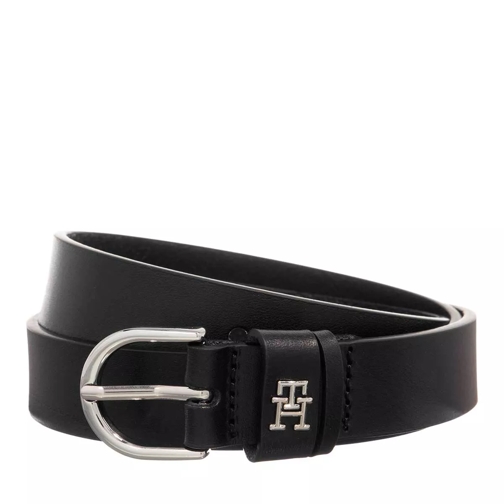 Tommy Hilfiger Th Timeless 2.5 Black Leather Belt