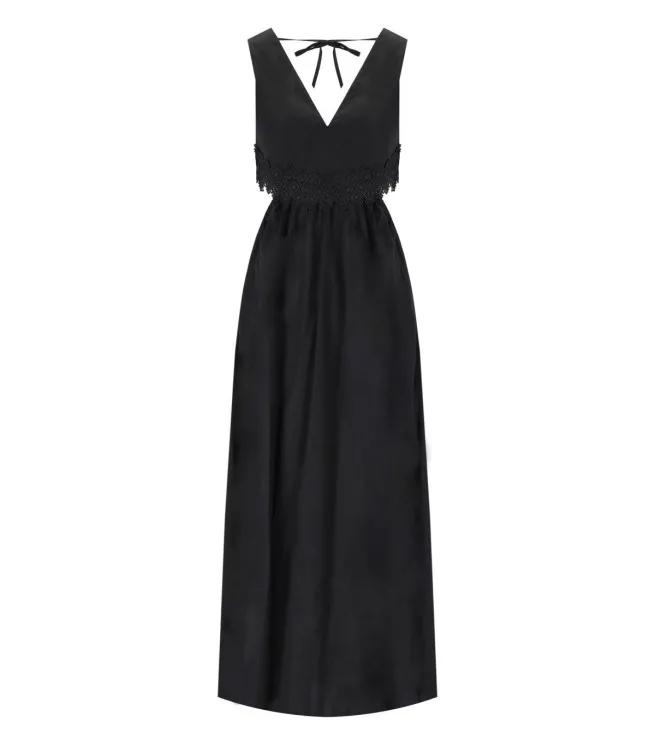 Twin-Set Black Cut-Out Dress Black