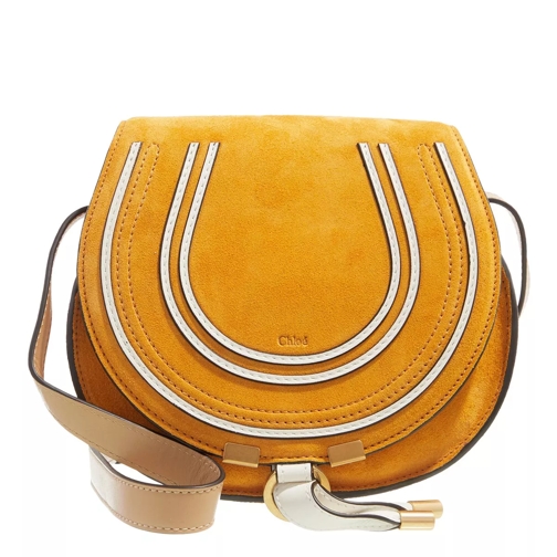 Chloé Small Marcie Shoulder Bag Sunflower Yellow Borsa saddle
