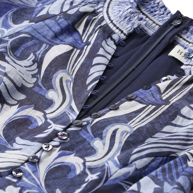 Hale Bob Minikleid Minikleid aus Leinen blau(Image 3)