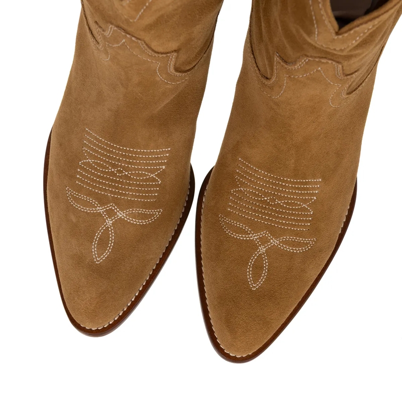 Polo Ralph Lauren Cowboy Boots Pl Wst-Boots-Bootie Caramel(Image 5)