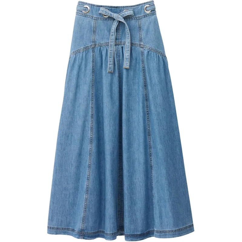 BASH Midirock Ba&sh Jupe Lonia Rokken Lichtblauw 1e26loni blau