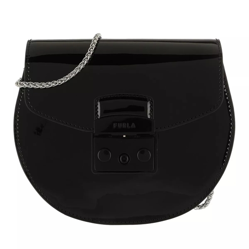 Furla Metropolis Mini Crossbody Round Nero Minitasche
