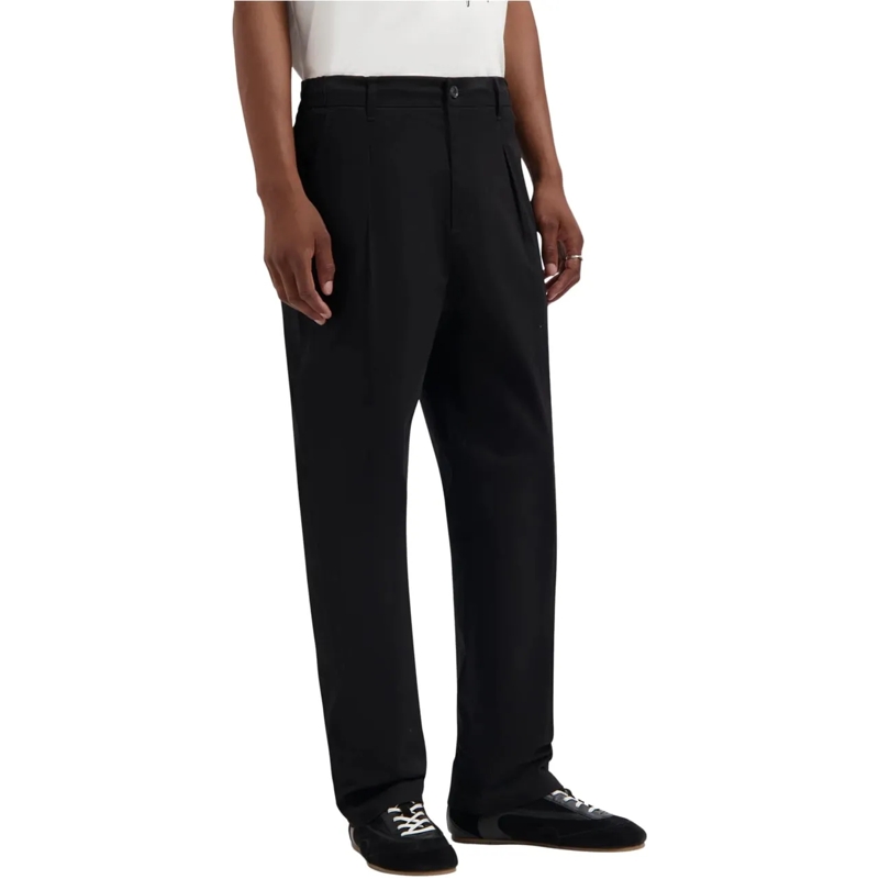 ØLÅF  Olaf Regulart Pleated Pant Pantalons Zwart M230402 schwarz(Image 3)
