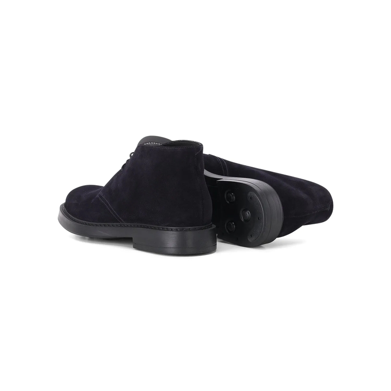 Doucal's Derbys Schnürschuh aus Leder dunkelblau(Image 3)