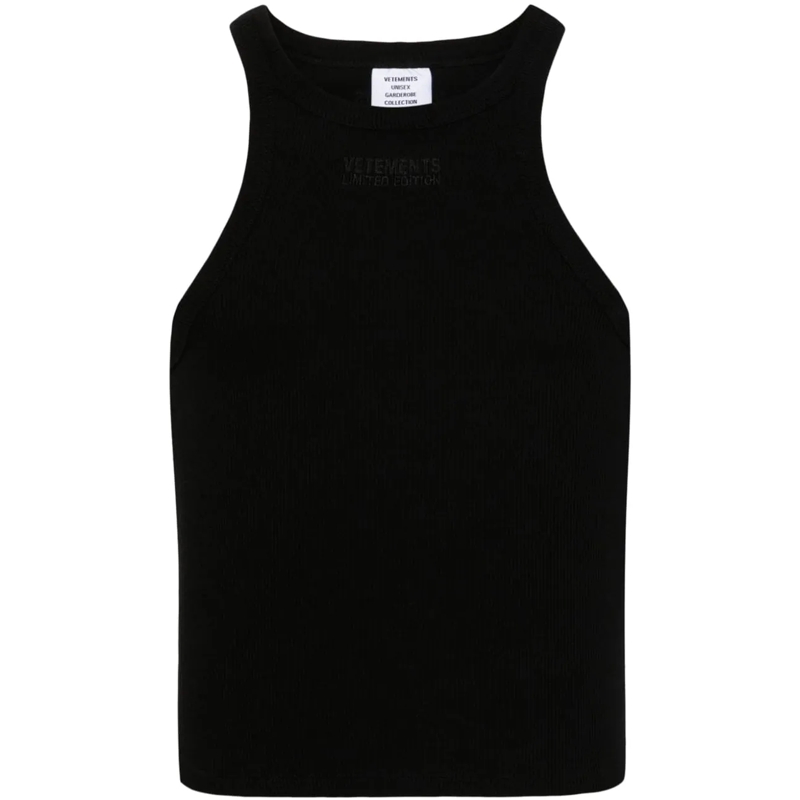 Vetements Top Top Black schwarz