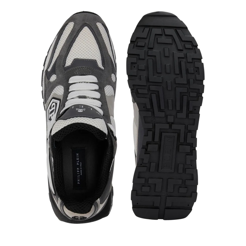 Philipp Plein Low-Top-Sneaker Mit diesen Predator-Sneakern in Lo-Top-Form aus ge grau(Image 5)