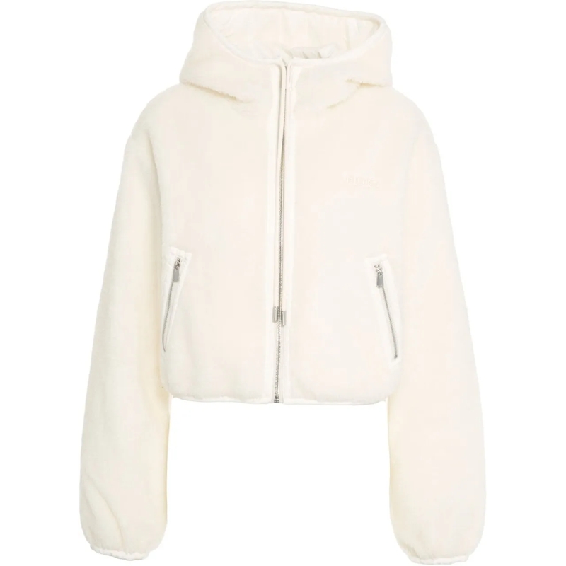 Pinko Veste de transition Faux fur jacket 'Milagros' weiß