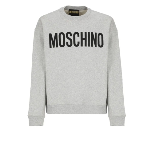 Moschino Sweatshirt With Logo Grey Sweatshirts