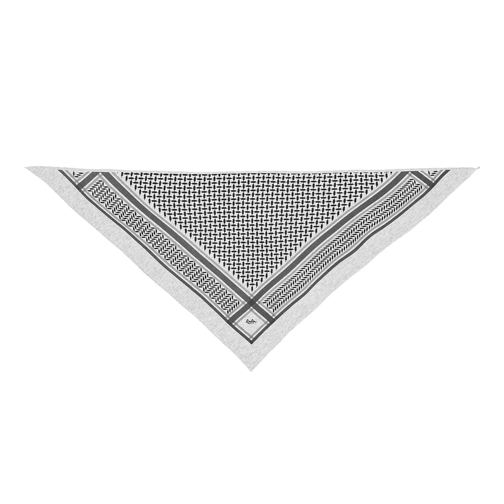 Lala Berlin Triangle Trinity Classic M Flanella Light Grey Melange Sciarpa in cashmere