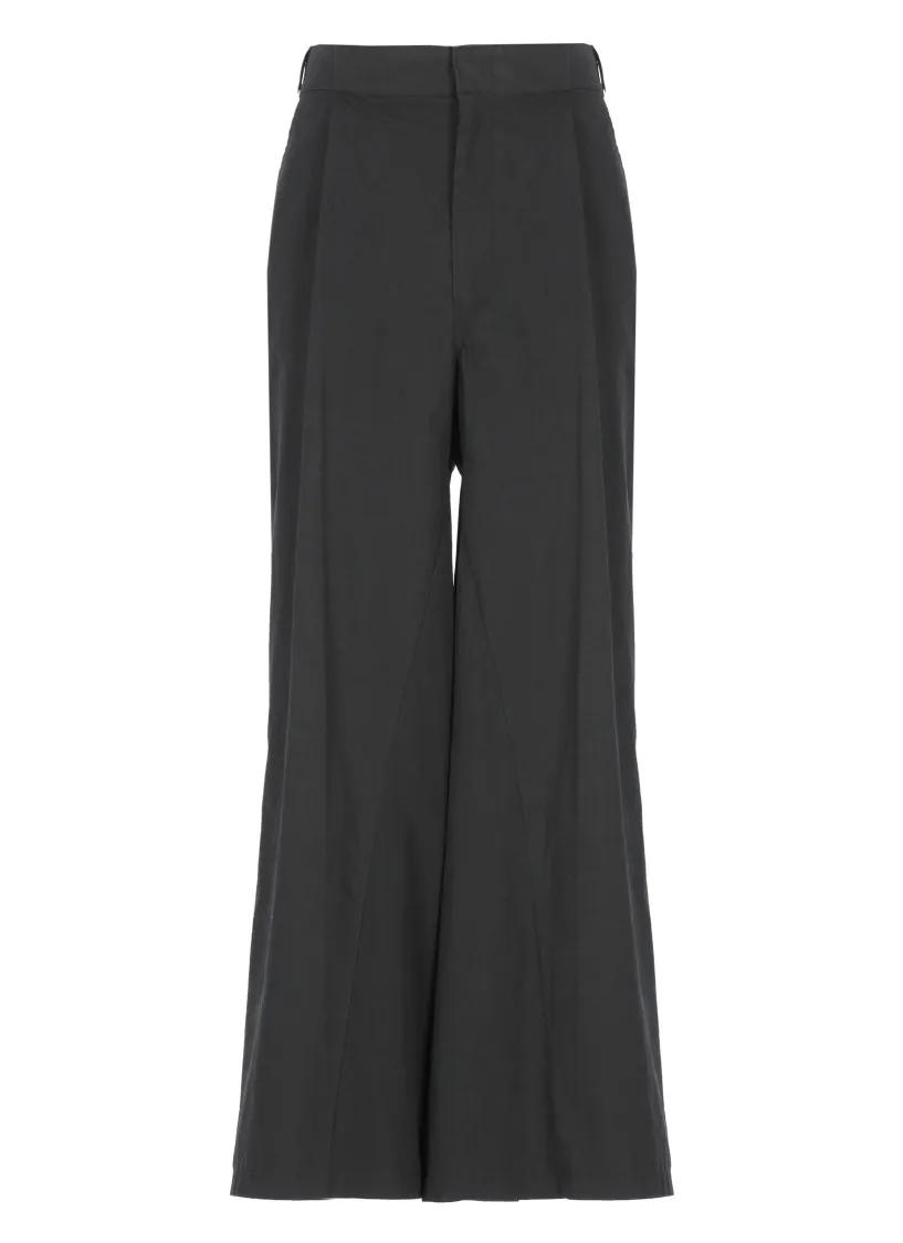 Thumbnail - Maison Margiela - Four Stitches Palazzo Pants With Iconic Detail - Größe 40 - schwarz