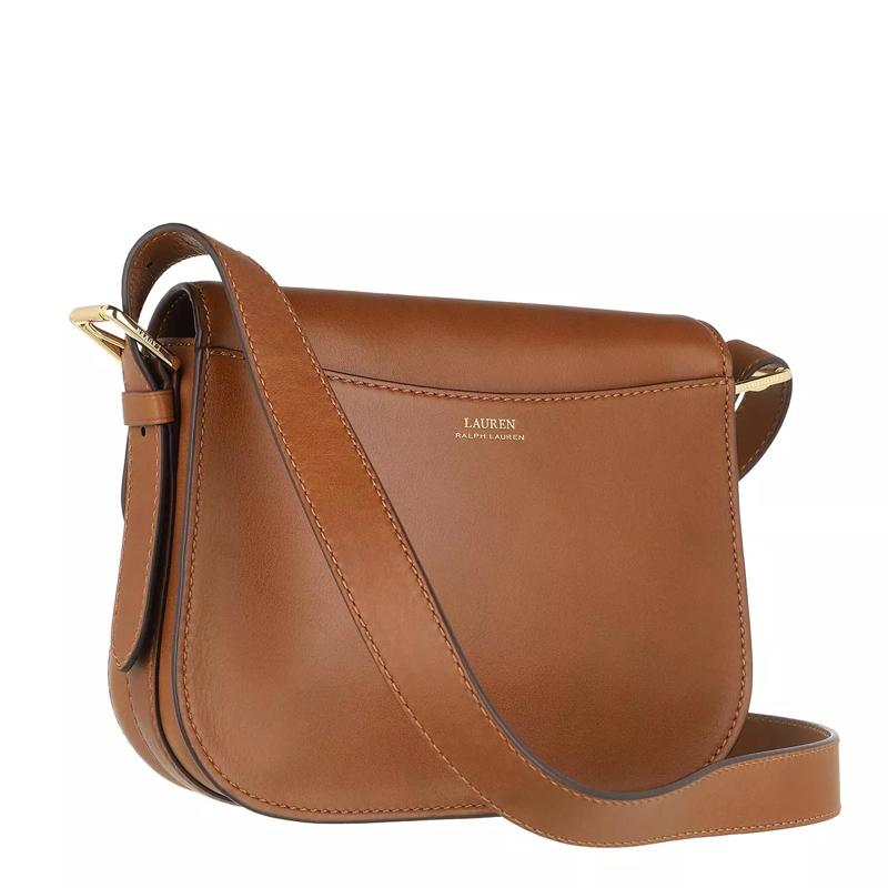 Lauren Ralph Lauren Saddle Bag Addie 24 Crossbody Medium Lauren Tan(Image 3)