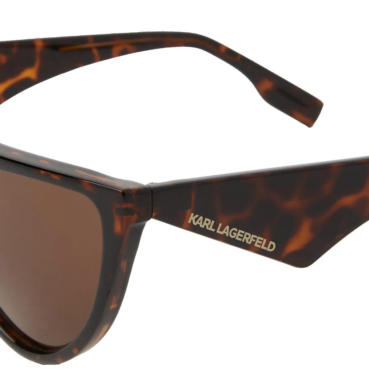 Thumbnail - Karl Lagerfeld Sonnenbrillen - SONNENBRILLE MIT KARL-AUTOGRAMM - Gr. unisize - in Schwarz - für Damen