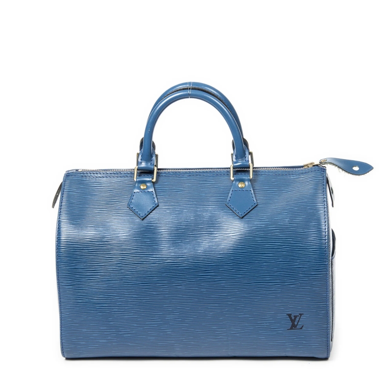 Louis Vuitton Crossbody Bag Speedy 30 blau